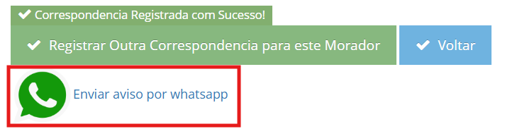 Enviar Aviso WhatsApp