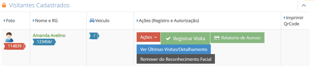 Tela de busca do novo sistema